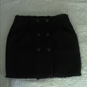 Maeve Black Pencil Mini Skirt for Work